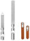 2pcs Nail File, Stainless Steel Nail Files Double Sided Nail File Reusable Metal Nail File for Natural Nails Home Salon Men and Women