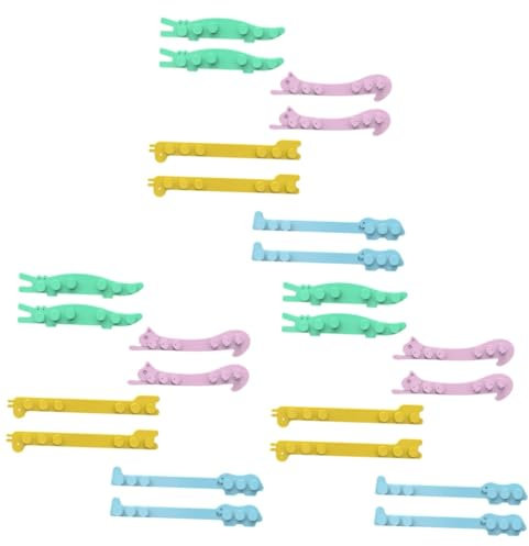 Beaupretty 24stücke Teiliges Ohrenschoner Für Masken Einstellbare -haken Entlastung Ohren Cartoon-design Farben Zufällig Für Täglichen Gebrauch Und