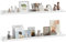 Lifewit Bilderbuch Hängeregale, 2er Pack 91cm Acryl Wandregal Raumdeko für Kinderbücher/Spielzeug/Foto/Bild/Frisierkommode/Schallplatten im Kinderzimmer Schlafzimmer Wohnzimmer Bad