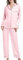 SHCNSJC Ensemble de Pyjama pour Femme en Satin Pyjama Femme Long Soie à Manches Longues pour Toutes Les Saisons Femme Pyjama Manches Longues Vêtements de Nuit avec Pantalon