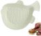 CNAFGBGG Ginger Grater Tool Cute Ceramic Garlic Grater Globefish Shaped Ginger Grinder 4.7x3.5'' Garlic Grater Plate Easy to Clean Ginger Mincer for Garlic Onion Turmeric