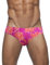 L-Peach Maillot de bain pour homme Boxer Natation Plage Mer Sport Slip Short, E Rose, L