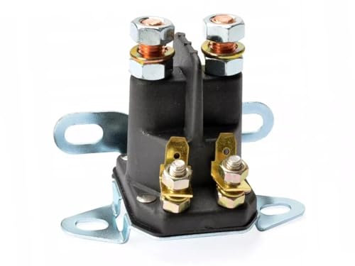 CHJYGMH Pièces d'outils de Jardin pour Interrupteur 4 pôles 12V Tracteur Tondeuse autoportée pour Castelgarden pour Dolmar pour Stiga Solide et Durable