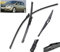 Escobilla Limpiaparabrisas para Opel Corsa D 2006–2014 Delanteros de Coche Juego Brazo y escobilla traseros compatible automático compatible