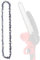 Catena di ricambio per motosega elettrica da 20,3 cm, in acciaio 65# Mn, durevole e antiruggine, 100 x 50 x 50 mm, 110 g