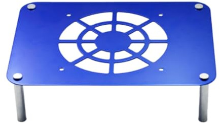 Router Cooling Base Network Bracket Multifunctional Heat Dissipation Stand for Office, Blue