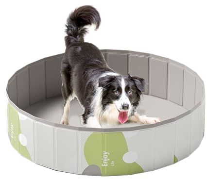 Piscina para Perros, Piscina petaltable de Mascotas 80 x 20 cm/100 x 30 cm/120 x 30 cm Piscinas para niños, Piscinas para Perros portátiles para Perros pequeños de Perros Grandes.