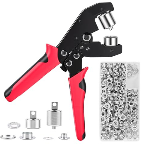 Pinces à boutons à pression réglable Kit d'outils pour boutons à pression avec 40 fermetures à pression pour la réparation ou le remplacement de fermetures métalliques sur les couvertures de bateaux