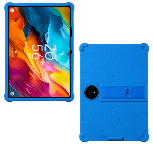 AKNICI Case for TCL NXTPAPER 14 Android Tablet 14.3 Inch, Soft Silicone Heavy Protective Cover with Adjustable Kickstand Stylus Holder for TCL NXTPAPER 14 Android Tablet 14.3 Inch, Blue