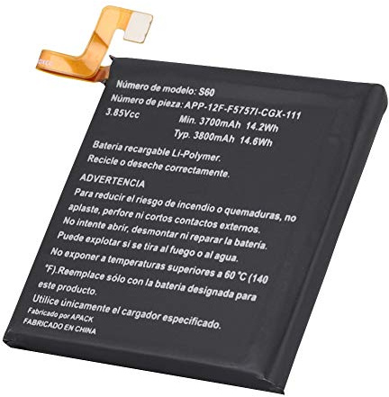 RASTKY Batteria per Telefono Cellulare OEM S60 3700mAh con Maggiore Durata per i Proprietari di CAT S60