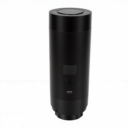 Dpofirs Cafetière Portable, Capsule sans Fil et Machine à café Moulu avec capacité de 200 Ml et Batterie de 7 800 MAh, pour les Voyages en Plein Air et le Camping en Voiture