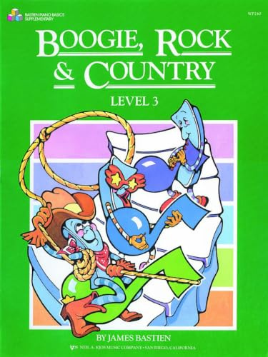 Boogie, Rock and Country Level 3 (Bastien Piano Basics)