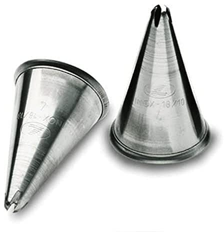 Lacor 68942 - Pack 6 Boquillas Rosa, Acero inoxidable,12 mm