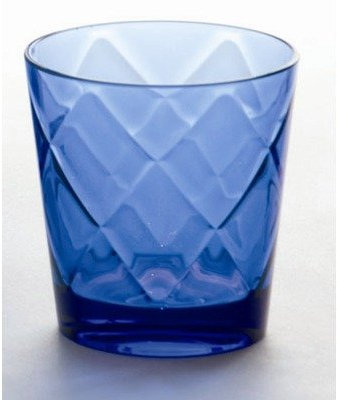 Baci So Chic del Vino in Vetro, Acrilico, Acrilico, Blu, 9 x 9 x 9.5 cm