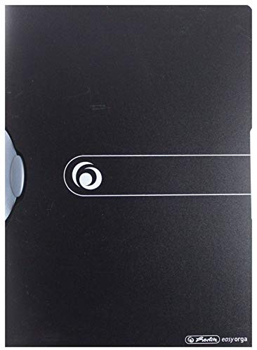 Herlitz 11217189 Polypropylen (PP) schwarz Datei – Dateien (Polypropylen (PP), schwarz, A4, 30 Blatt)