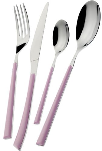 Bugatti - Set 24 Posate, Colore Lilla