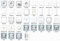 Jung AS500 - Embellecedores para interruptores y enchufes, color blanco