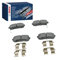 Bosch BP1051 Bremsbeläge - Hinterachse - ECE-R90 Zertifizierung - vier Bremsbeläge pro Set