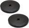 MAXSTRENGTH 2 Olympic Bumper Rubber Weight Plates Gym Body Building Muscles Strength 15kg 5cm (15kg x 2 = 30)