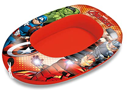Mondo Toys - AVENGERS Small Boat - aufblasbares Schlauchboot / Schlauchboot für Kinder - Größe 94 cm - ideal für Strand, Meer, Pool - 16608