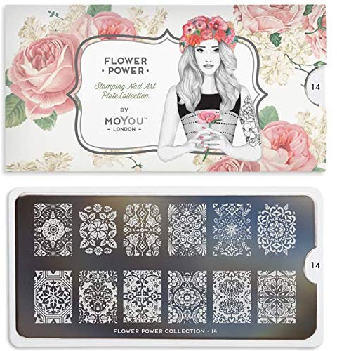 MoYou-London Stencil Flower Power Collection 14