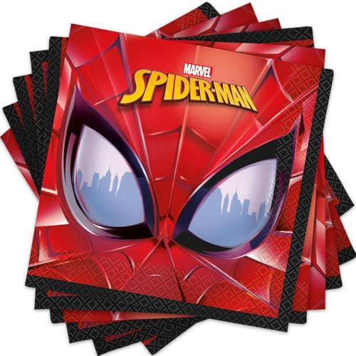 Unique Spider-Man Luncheon Napkins [16 Per Pack]
