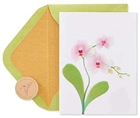 Papyrus Blank Card for Her (Orchid)