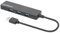 Manhattan 164900 4-Port USB 3.2 Gen 1 Hub Vier USB-A-Ports, 5 Gbit/S Datenübertragungsraten, Stromversorgung über USB, Schwarz