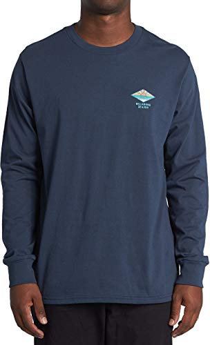 BILLABONG - Mens A Frame Long Sleeve T-Shirt, Small, Navy