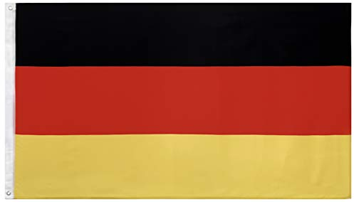 FlagScout - Deutschland Flagge | 90 x 150 cm | Flaggen mit top Qualität, hochwertiger Verarbeitung und kräftigen Farben