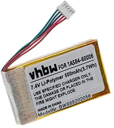 vhbw Replacement Battery compatible with HP Sprocket 200 Printer Copier Scanner Label Maker (500mAh, 7.4V, Li-Ion)