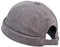 CLAPE Mütze Ohne Schirm Unisex Corduroy Docker-Cap Atmungsaktiv Docker Mütze Hafenmütze Seemannsmütze Basecap Ohne Schirm