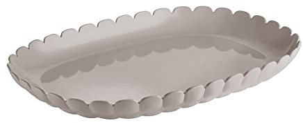 Guzzini - Tiffany, Vassoio L Grande - Grigio Tortora, 45 x 31 x h4,5 cm - 279600158