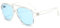 Long Keeper Vintage Sonnenbrille Polarisiert für Herren Damen 70er Retro Pilotenbrille Groß Classic Piloten Sonnenbrille mit UV400 Schutz