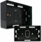 2 PACK Black Surface Mount Backbox Double Gang 146 x 86 x 32 mm Electrical Pattress Back Box