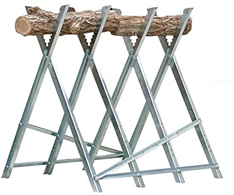 Chevalet de sciage pliable en acier
