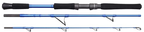 Savage Gear SGS4 Bootswildrute, Angelruten, Castingruten, Raubfisch, Hecht, Barsch, Forelle, Zander, Unisex, Schwarz, 1.90m | 150-400g