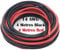 Cavo Silicone, CESFONJER 14 AWG filo di silicone, filo di rame stagnato flessibile, per RC auto, drone, batteria per aereo, ecc [4 Metri nero e 4 Metri rosso]