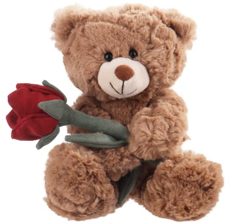 Apricot Lamb -kuschelweicher Plüschbär mit Rosa -23cm Teddybär- klein Kuscheltier Plüschtier Spielzeug Geschenk für Kinder und Partner