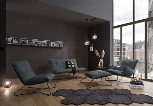 Froschkönig24 Vico Polstergarnitur Sofagarnitur Couch Sofa 4-Teilig Anthrazit