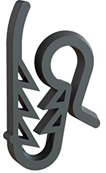 Konstsmide Schwarze Haken, 5er-Set, für Lichterketten und - vorhänge - 3826-700
