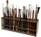 Gusengo Portapennelli in legno – 67 fori porta pittura in legno, portapennelli trucco durevole, supporto organizzatore penne dipinto, supporto multifunzionale per penne, pennelli