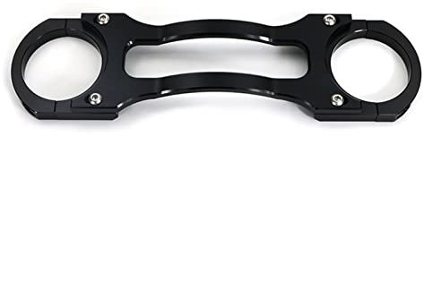 STATUZ per Harley Softail Customs FXSTC Night Trains FXSTB Dyna Wide Glides Moto Forcella Anteriore Brace Stabilizzatore Forcella Accessori (Color : Nero)