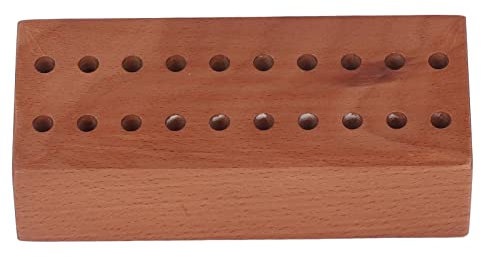 Rastrelliera per Cacciaviti in Legno 20 Fori Porta Cacciaviti in Legno Porta Pinze e Martelli per Orologio da Orologiaio