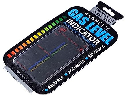 biyan Practical Propane Fuel Gas Level Indicator Gas Meter Card Magnetic Gas Cylinder Tool