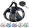 JOYPAWS Soft Dog Harness and Leash Set for Walking, Summer Step in Vest Harness, Reflective Bands, Ultra Thin Breathable Pet Supplies, for Extra Small Dogs and House Cats Black XS