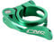 Pokinge Bicycle Seat Post Clamp, 31.8mm & 34.9mm, Aluminium Alloy, Green