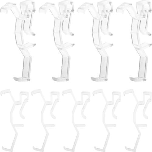 20pcs Blinds and Valance Clips Window Blind Accessory Valance Clamps Plastic Clips for Wear-Resistant Installation Tool Clamp