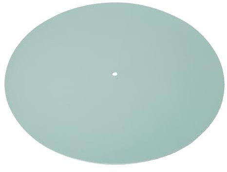 12in Turntable Platter Mat, Leather Record Player Mat Anti-Static LP Slipmat Anti-Skid Turntable Pad Vinyl Record Mat to Reduce Noise Due to Static & Dust for All LP Vinyl Record Players Home