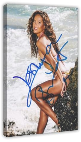 MExmeb Lesley-Ann Brandt signiertes Leinwand-Poster, Schlafzimmer-Dekor, Sportlandschaft, Büro, Raumdekoration, Geschenk, Rahmen-Stil, 40 x 60 cm